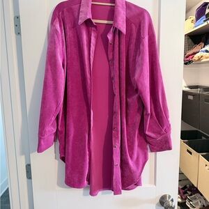 Have Women's Pink Button-Up Top